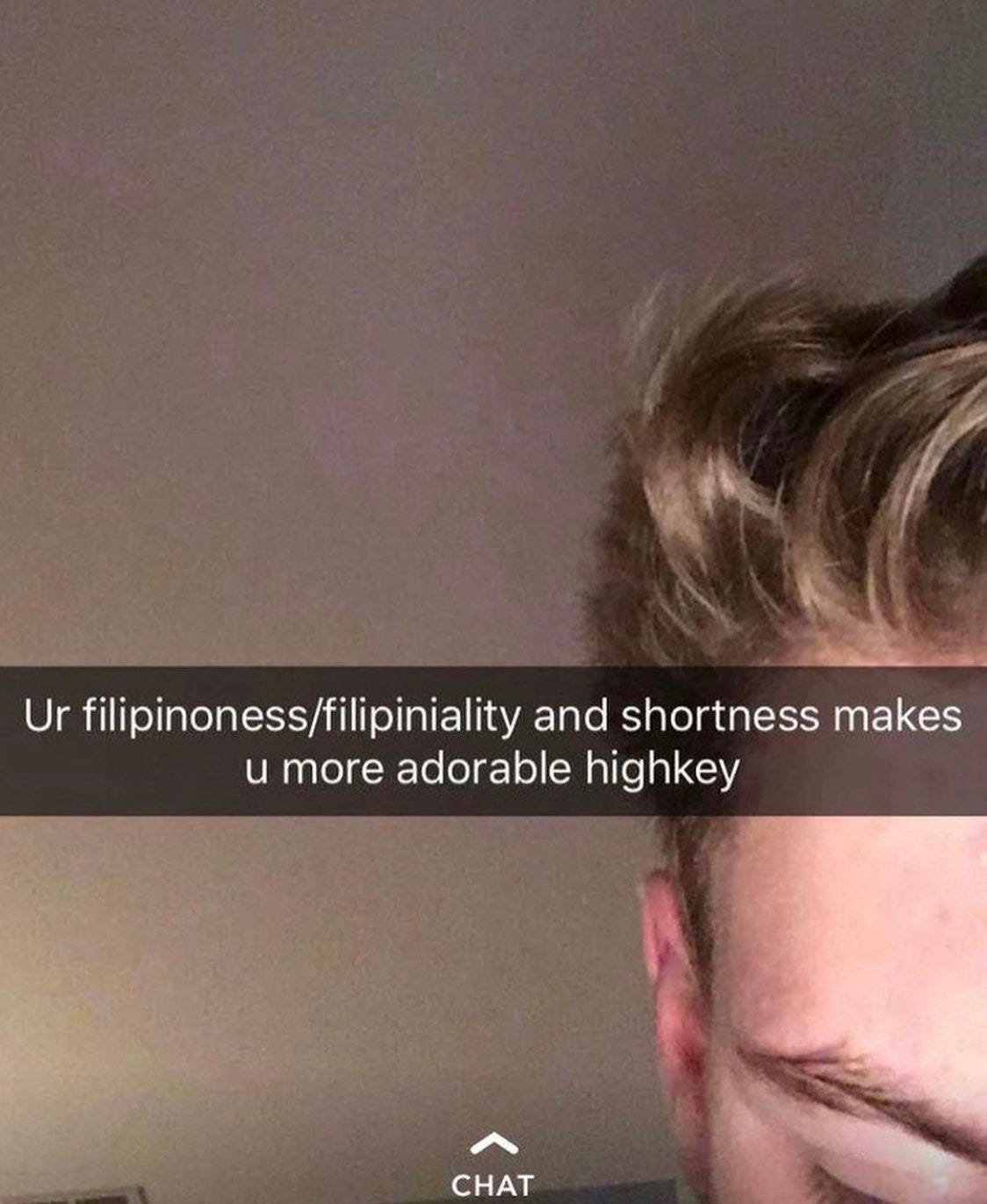 elias on X: "Ur filipinoness/filipiniality and shortness makes u more  adorable highkey (2) https://t.co/4nFqbHqAnM" / X