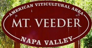 Mt Veeder - Appellation Sign Mt Veeder - Appellation Sign