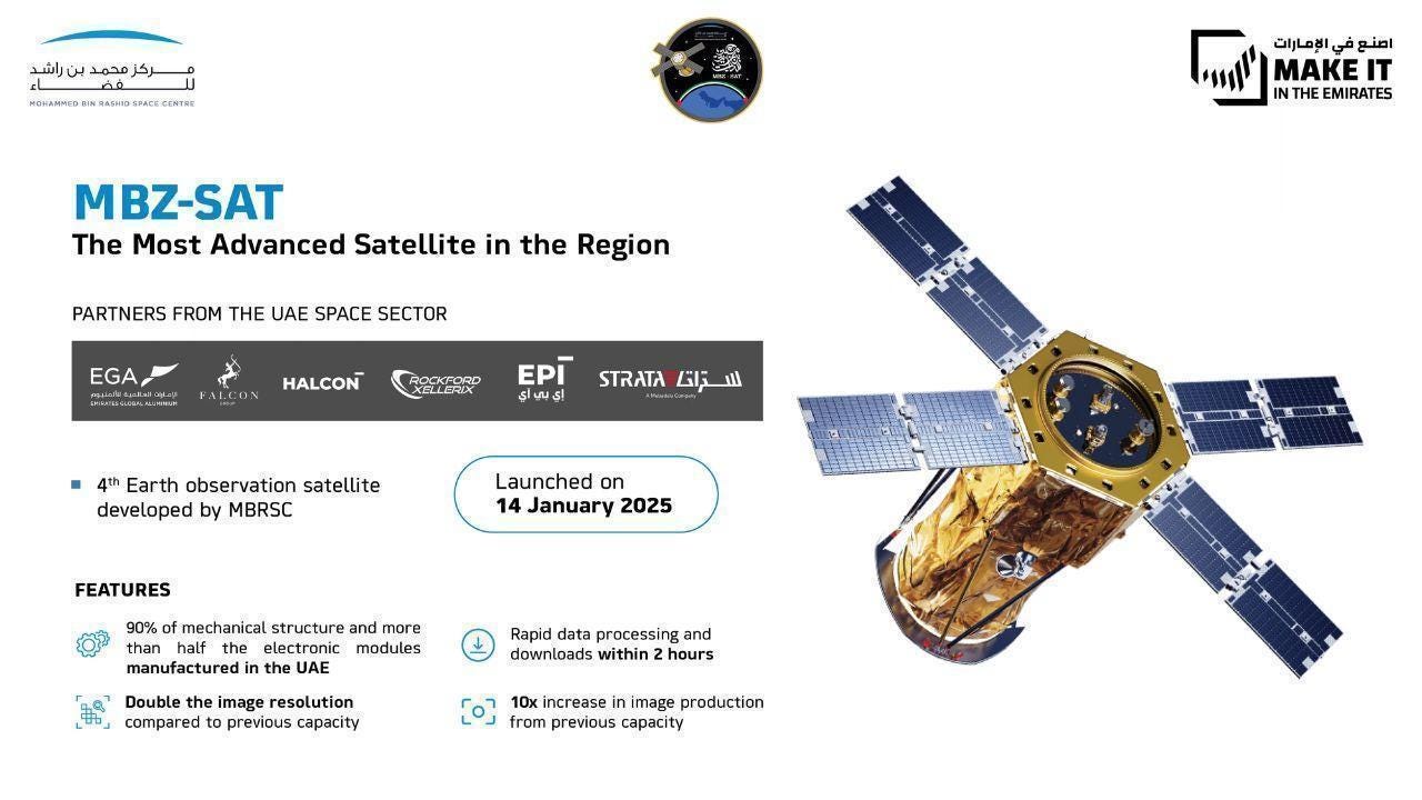 MBRSC Showcases MBZ-SAT at Make it in the Emirates 2025