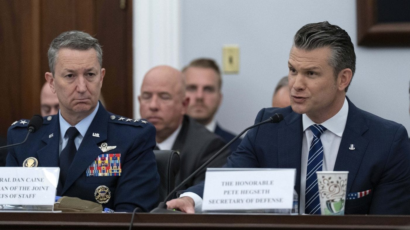 Watch live: Pete Hegseth, Dan Caine testify before Senate on Defense budget  request