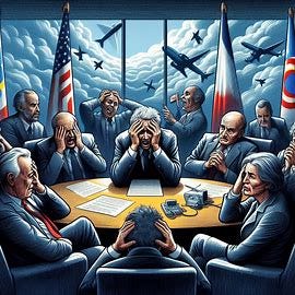 pervasive feeling of anxiety and panic among western leaders