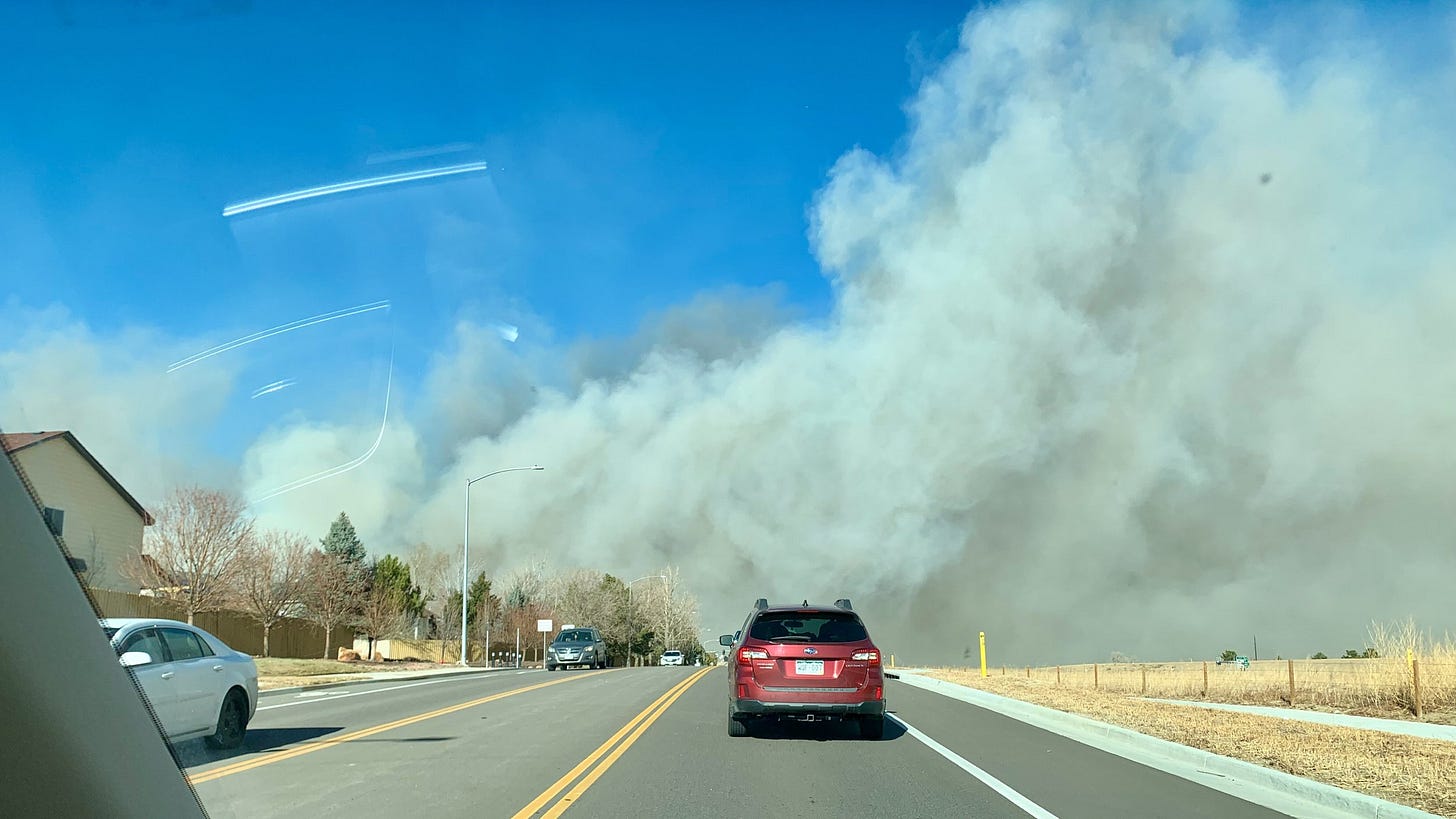 Heading north toward Avista Hospital. Heading north toward Avista Hospital.
