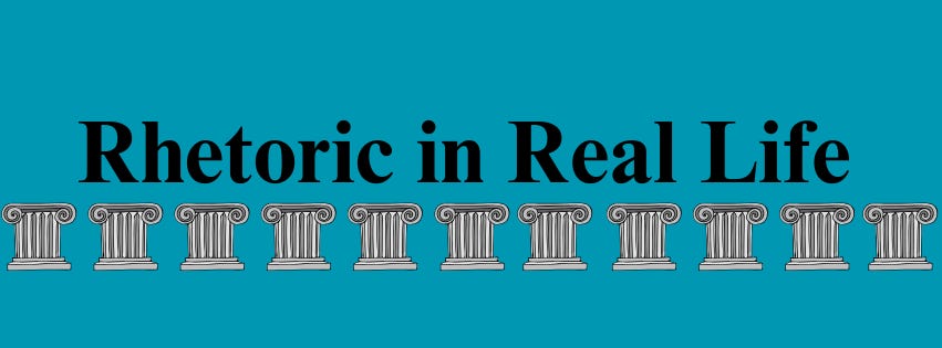 Enrollment Information for my "Rhetoric in Real Life" Course