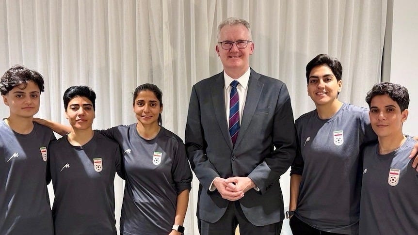 Iranian soccer players escape minders and secure asylum in Australia - ABC  News