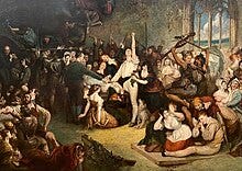 "The Installation of Captain Rock", Daniel Maclise, 1834