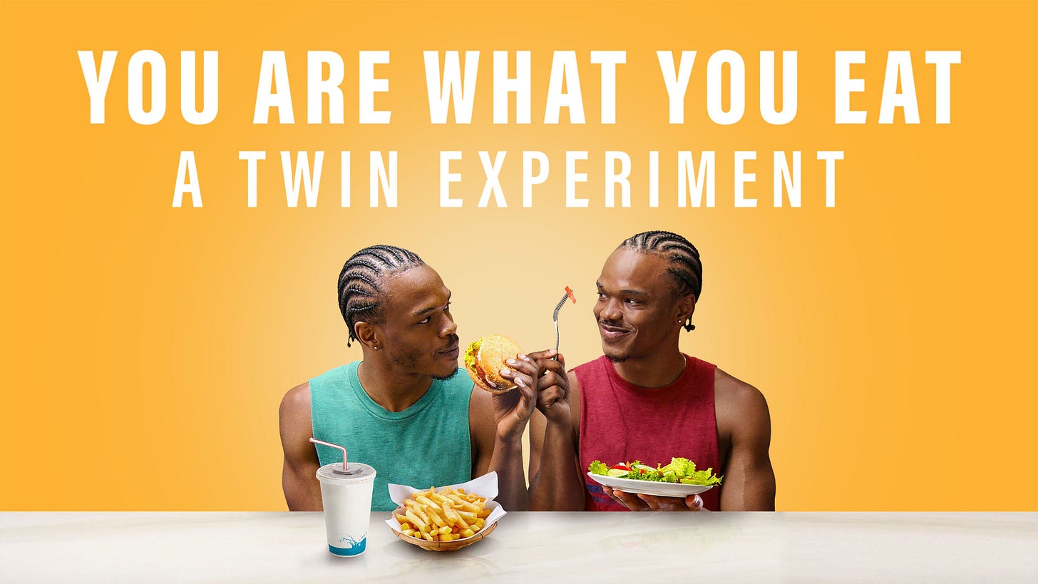 You Are What You Eat: A Twin Experiment Season 1 | Rotten Tomatoes