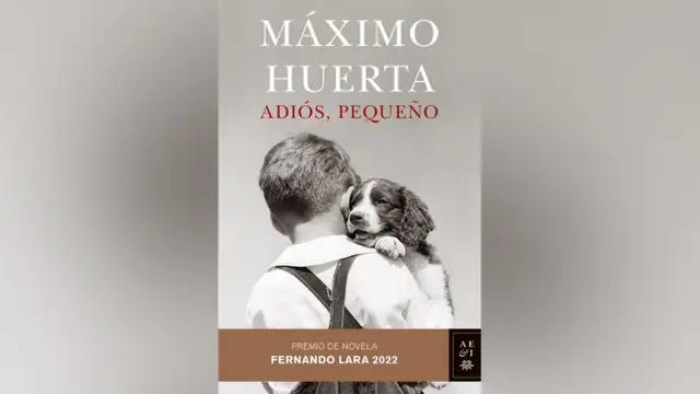 Lee en exclusiva el primer capítulo de 'Adiós, pequeño', la novela de  Máximo Huerta ganadora del Premio Fernando Lara 2022