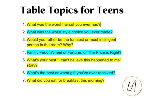 table-topics-getting-to-know-you-questions