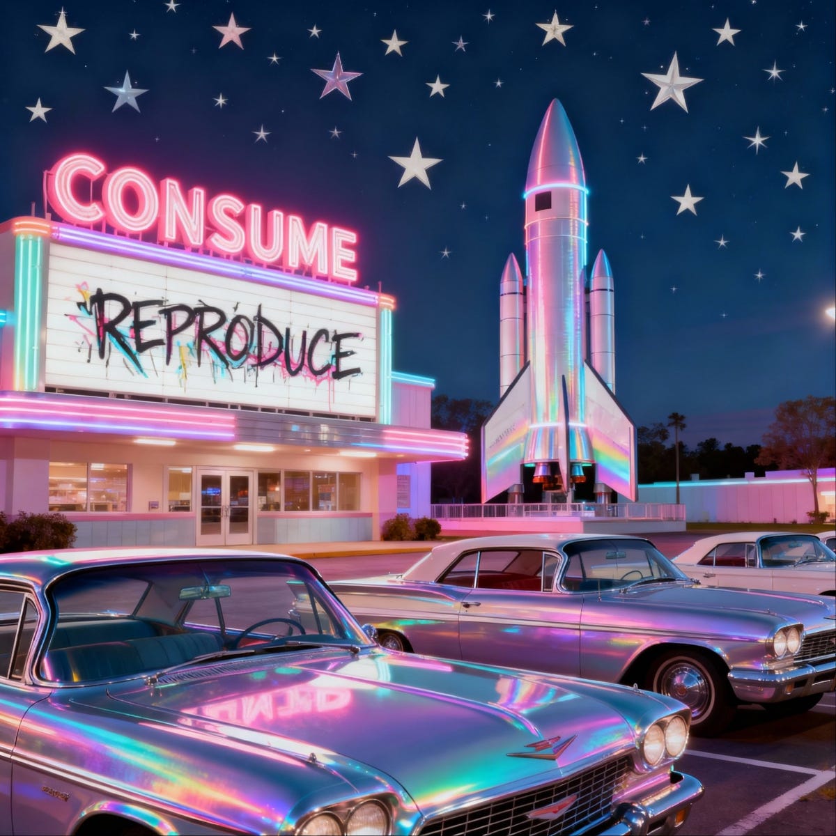Consume reproduce buy