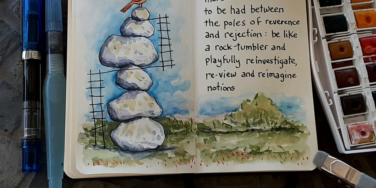 Feeding sketchbooks, notebooks