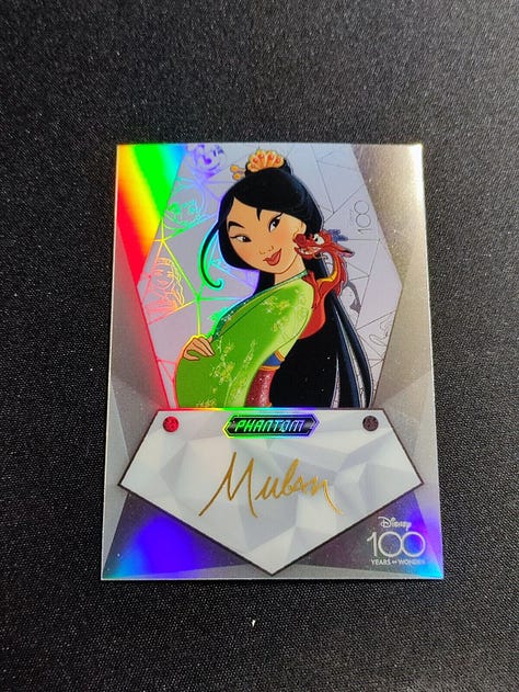 2023 Phantom Disney 100 Wondrous Character Trading Cards