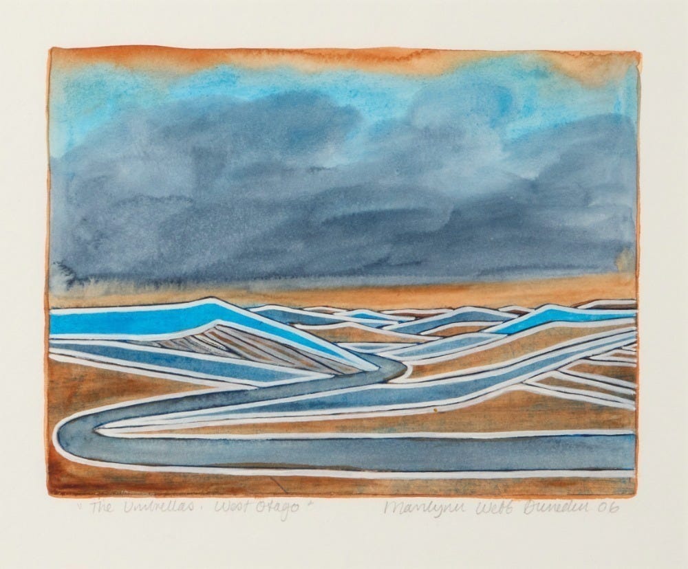 MARILYN WEBB The Umbrellas, West Otago