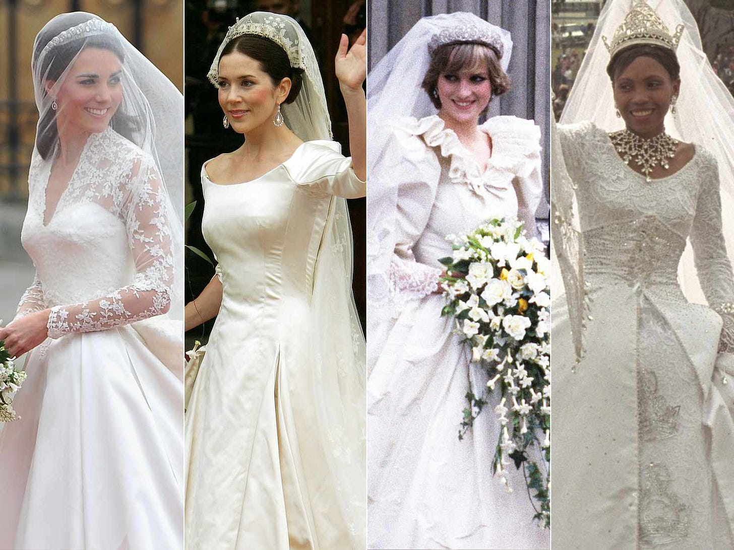 The Best Royal Wedding Dresses of All Time