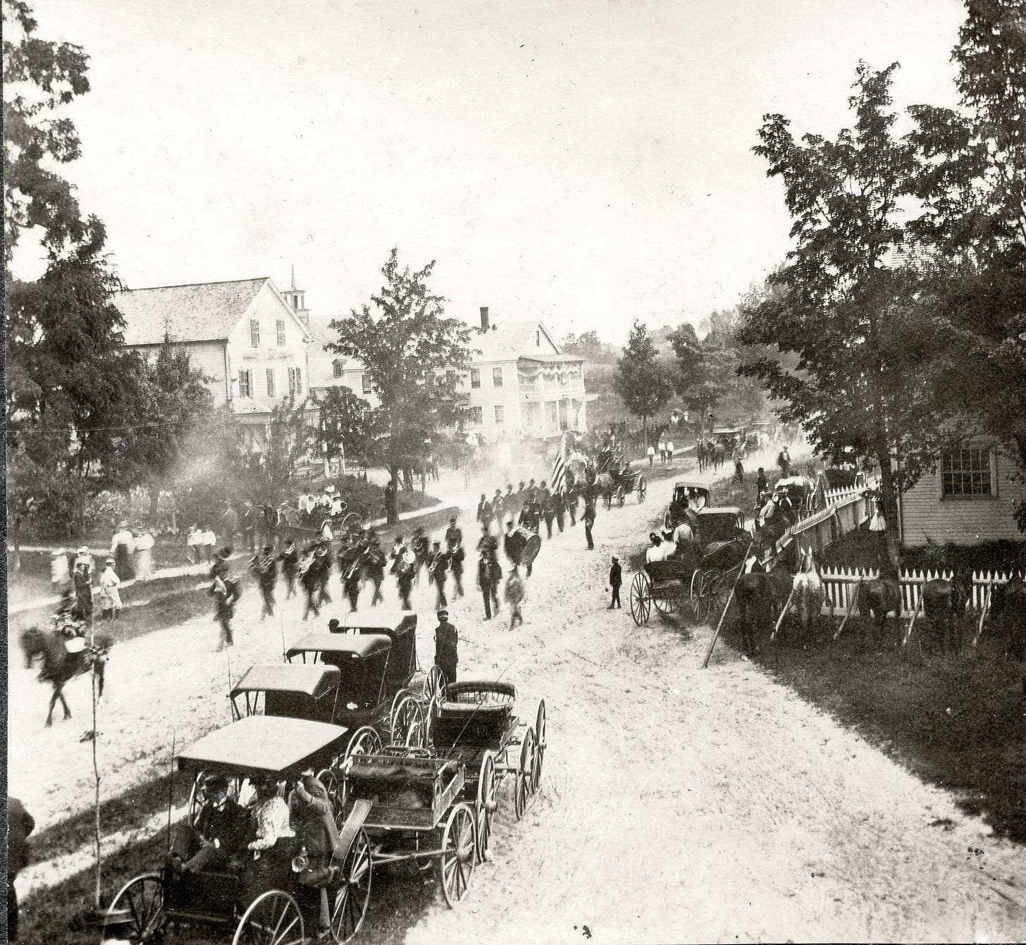 Parade on Turnpike