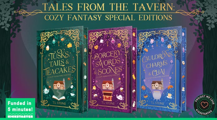 Tales from the Tavern linked Kickstarter banner