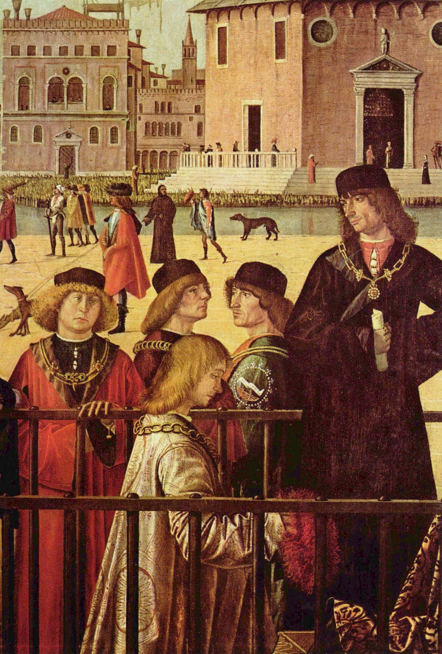 The Arrival of the English Ambassadors by Vittore Carpaccio The Arrival of the English Ambassadors by Vittore Carpaccio