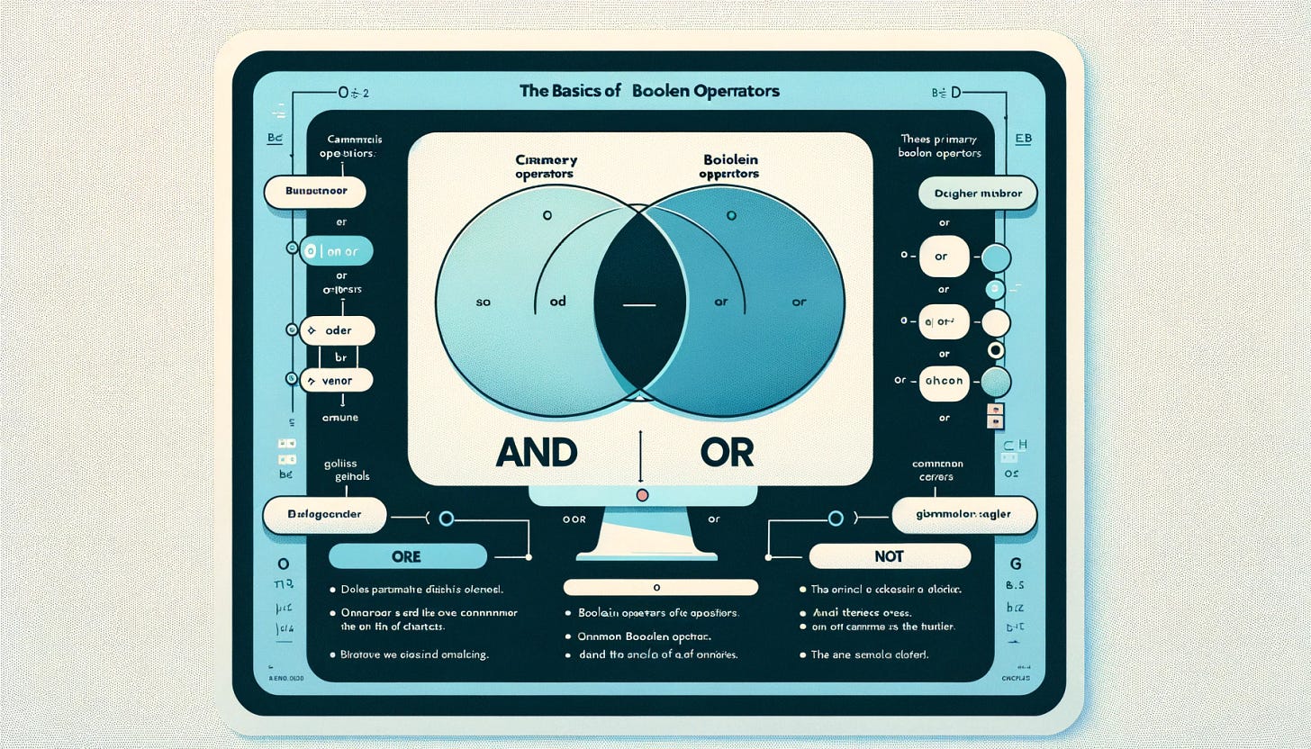 Boolean Operators in Your Job Search