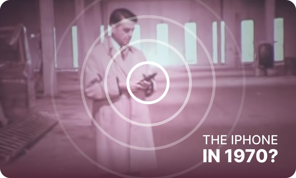 Edwin Land, 1970, “The Long Walk” — Imagined what eventually would become our camera phones