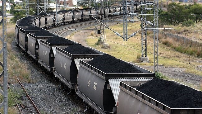Coal Trains — Fossil Fuel Connections
