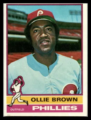 1976 Topps #223 Ollie Brown EX/NR MT - Picture 1 of 2