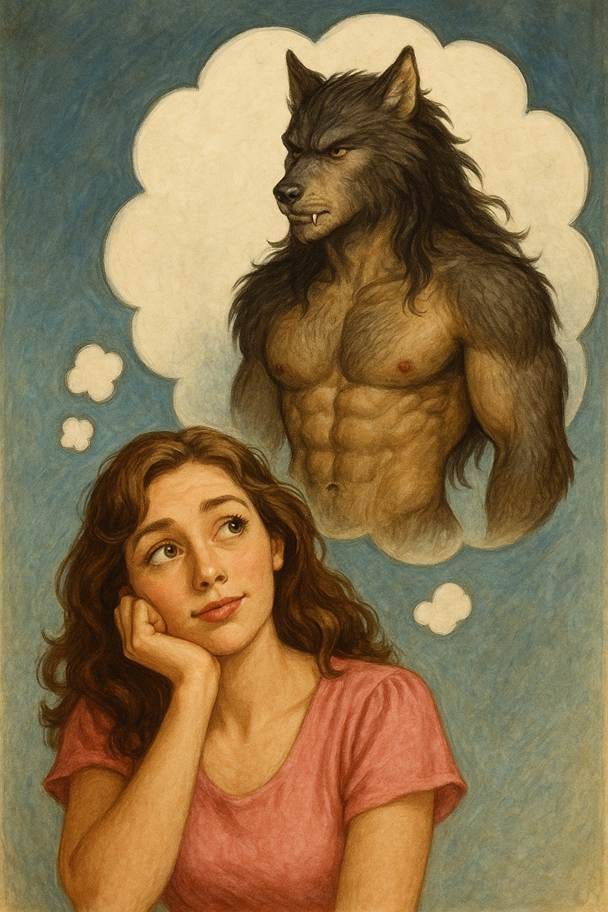 A person looking up at a werewolf
AI-generated content may be incorrect. A person looking up at a werewolf
AI-generated content may be incorrect.