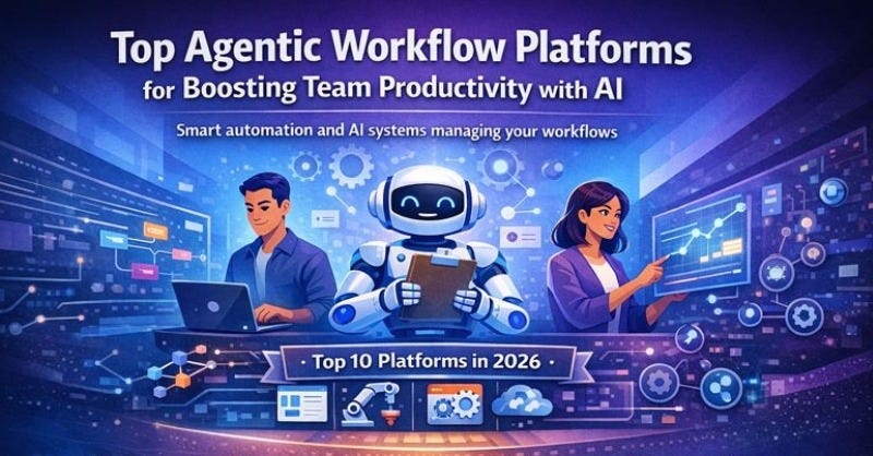 Top agentic workflow platforms for boosting team productivity with AI