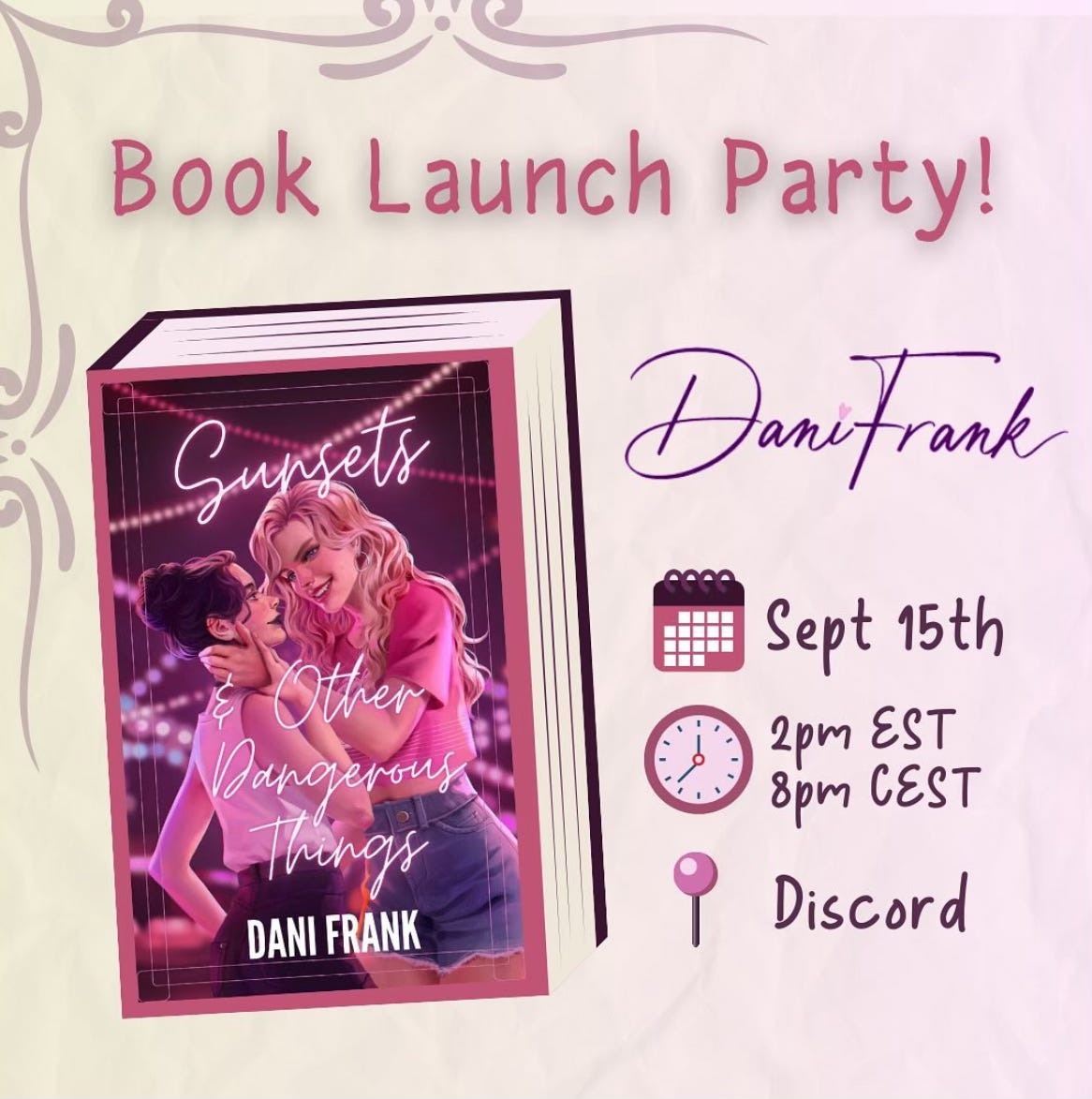 Book Launch on Sept 15 at 2pm EST on Discord