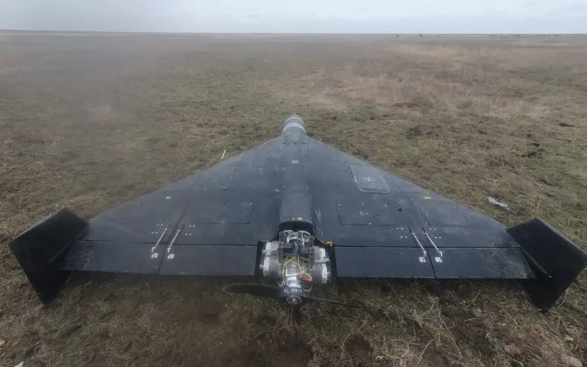 Russian Geran-2 (Shahed-136) Kamikaze Drone Crashes in Kazakhstan -  Militarnyi