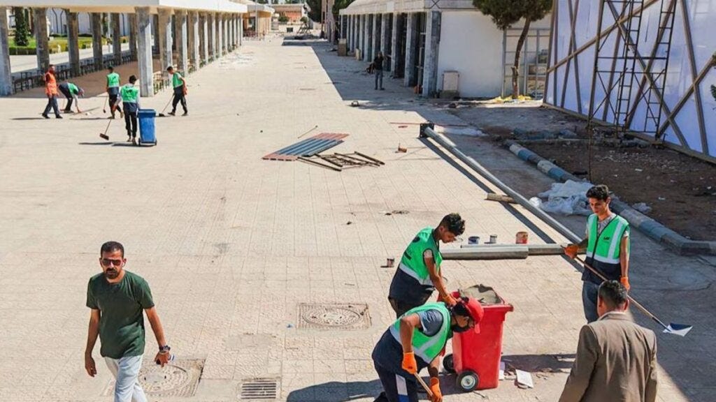 Preparations Continue for the 62nd Damascus International Fair, with 225 Foreign Companies Participating – August 19, 2025 (Damascus International Fair/Facebook)
