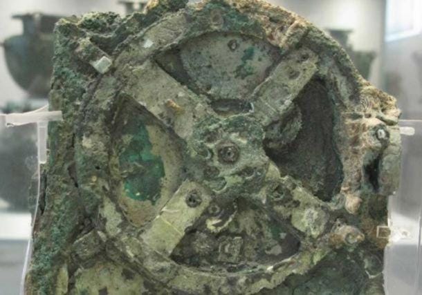 The amazing Antikythera Mechanism found in a shipwreck off the island of Antikythera in Greece. The amazing Antikythera Mechanism found in a shipwreck off the island of Antikythera in Greece.