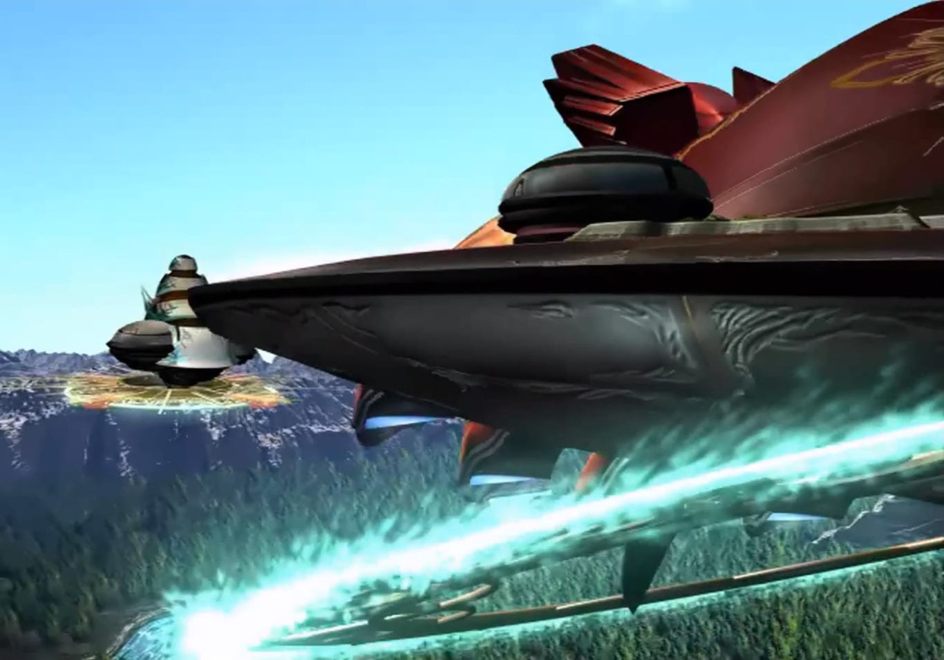 Balamb and Galbadia Garden Facing Each Other Off