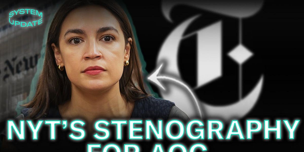 The New York Times performs loyal stenography -- masquerading as journalism -- to protect AOC