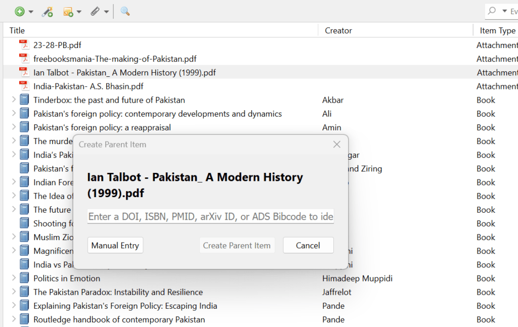 zotero-research-adarsh badri