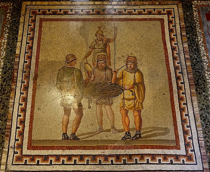 File:March (calendar mosaic), Roman, 2nd century AD, marble mosaic - Galleria Borghese - Rome, Italy - DSC04827.jpg