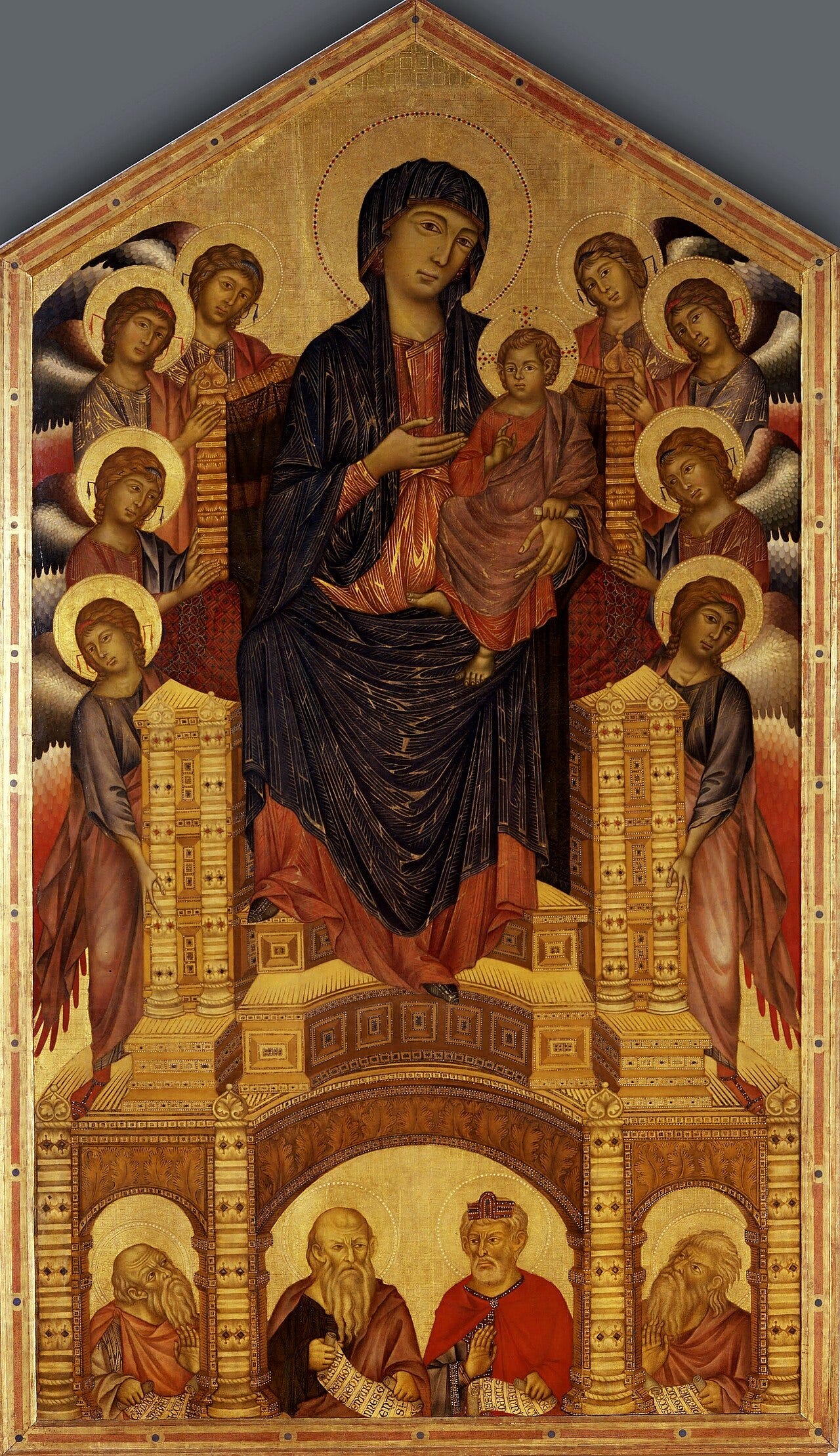 Cimabue, Santa Trinita Madonna, about 1290 Cimabue, Santa Trinita Madonna, about 1290