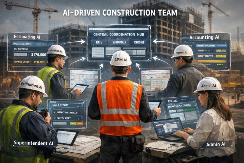 The AI Construction Team - by Eric Chan - CRE Construction
