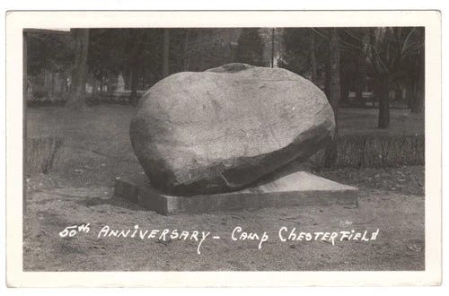 Camp Chesterfield Spiritualist 50th Anniversary Postcard Madison County Indiana - Picture 1 of 2