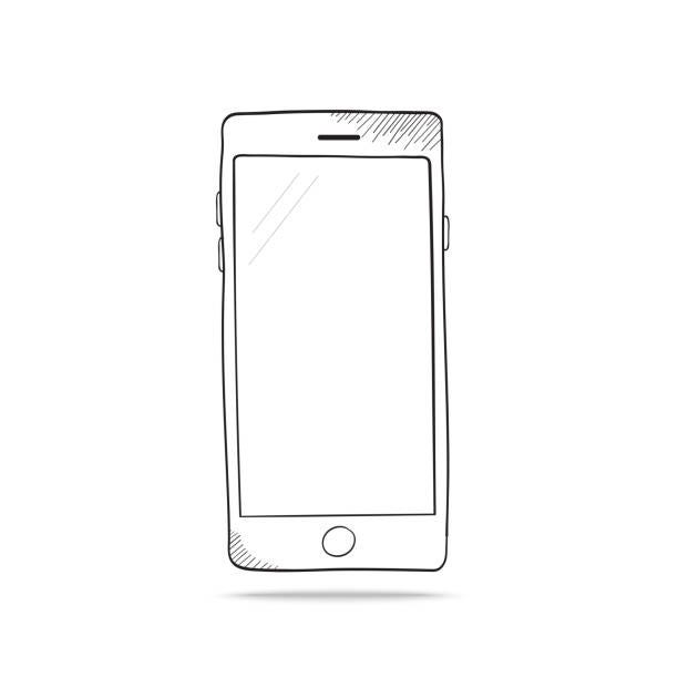 9,500+ Iphone Drawing Stock Illustrations, Royalty-Free Vector Graphics &  Clip Art - iStock | Iphone sketch