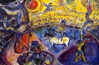 circus-horse By Marc Chagall, courtesy of MarcChagall.net