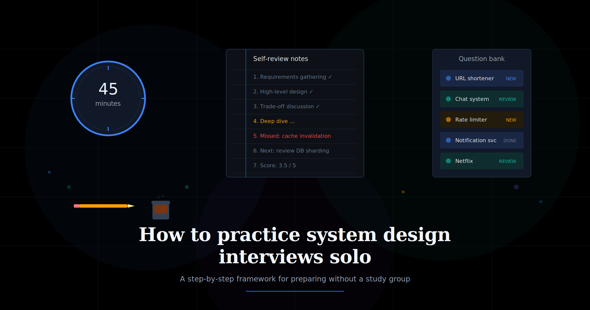 How to Practice System Design Interviews Solo (Without a Study Group)