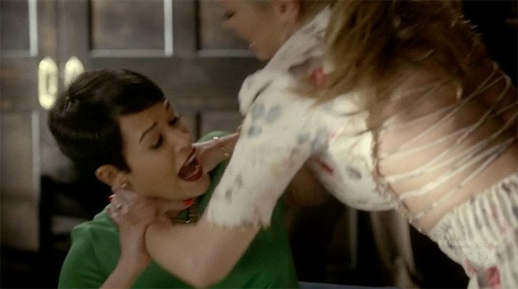 rhonda goes after anika on empire rhonda goes after anika on empire