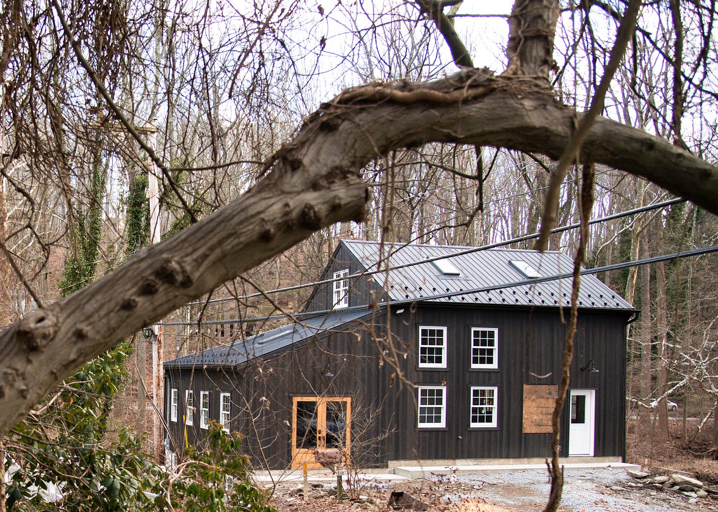 Pennsylvania Barn restoration, storefront, small business, Peg and Awl