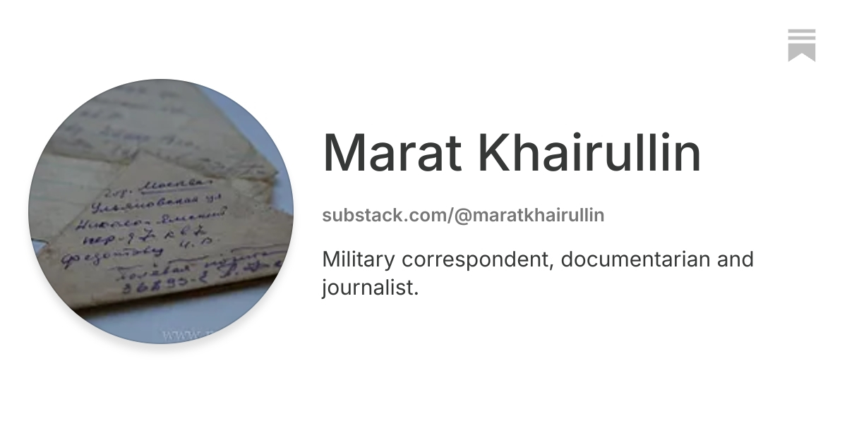 Marat Khairullin | Substack