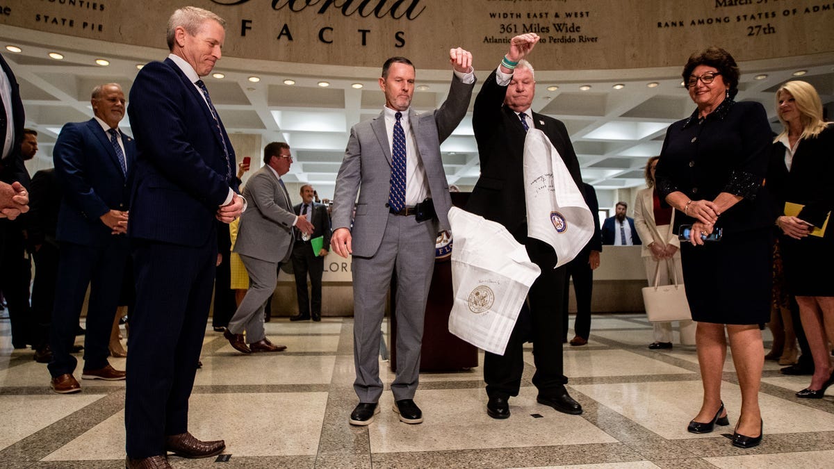 Sine Die, 2023 Florida legislative session has ended with traditional hanky  drop