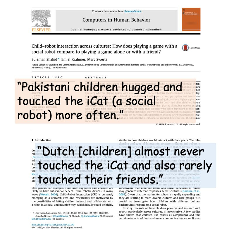 Child–Robot Interaction Across Cultures: How Does Playing a Game With a Social Robot Compare to Playing a Game Alone or With a Friend?