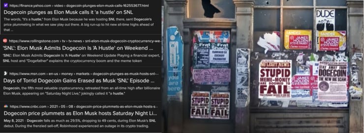 Elon's 'Ð is for Ðogecoin' video accurately predicted a frosty media reception