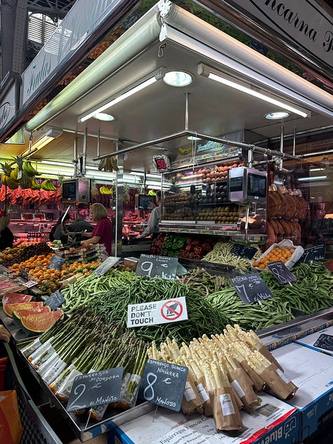 incredibly fresh produce at Central Market of Valencia