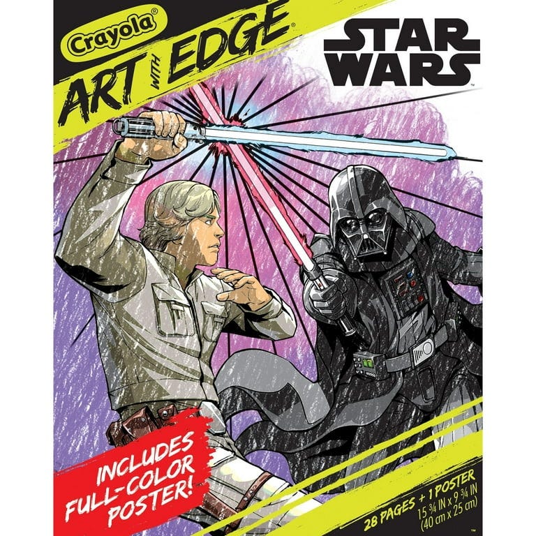 Crayola Star Wars Coloring Book Pages, 28 Pages, Adult Coloring