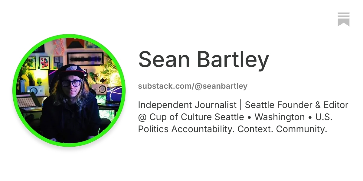 Sean Bartley | Substack