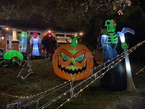 Playing... with images. The sights, sounds and sentiments of Halloween.